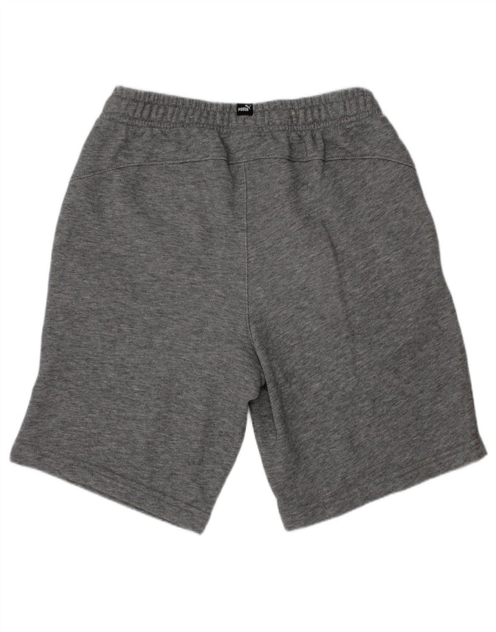 PUMA Boys Sport Shorts 11-12 Years  Grey Cotton
