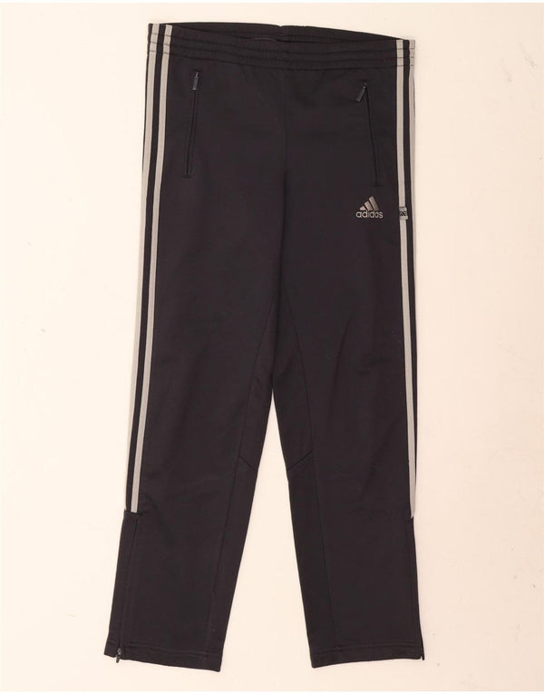 Pantaloni della tuta da ragazzo Adidas 11-12 anni in poliestere grigio