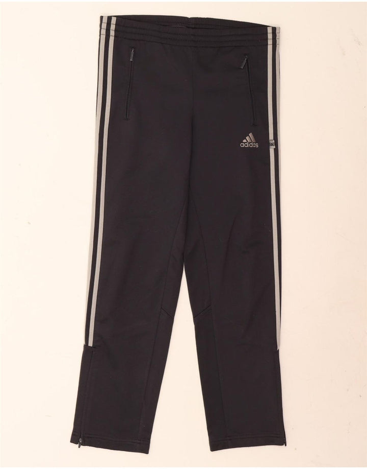 Pantaloni della tuta da ragazzo Adidas 11-12 anni in poliestere grigio