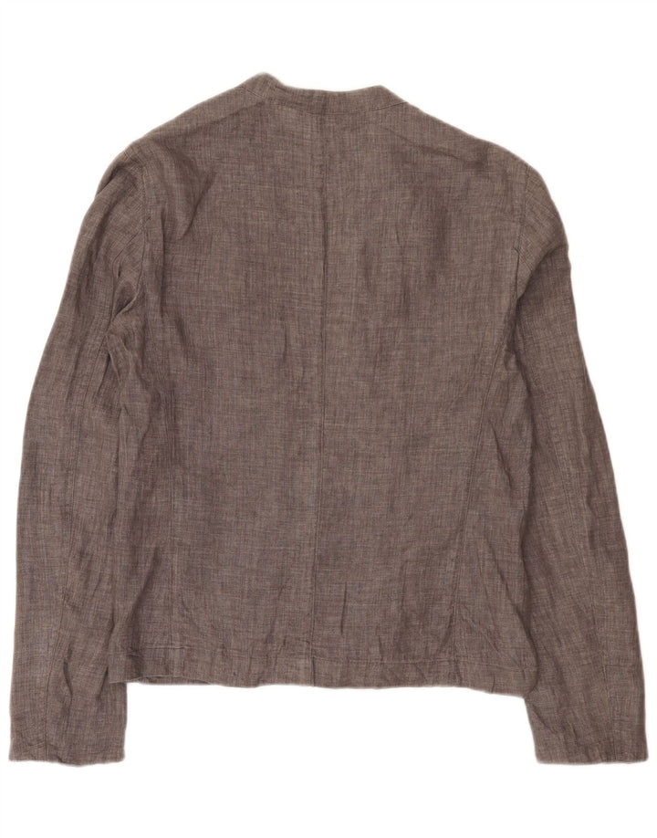 Giacca utility da uomo Zara UK 36 Lino grigio medio