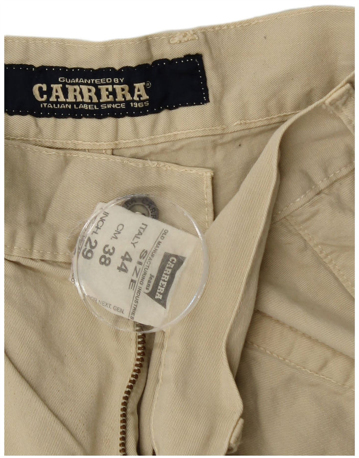 Pantaloncini cargo da uomo Carrera IT 44 XS W29 Cotone beige