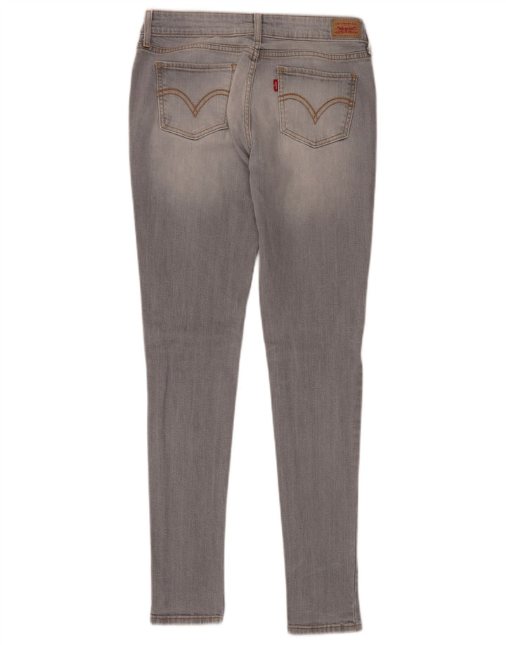 LEVI'S Jeans skinny legging 535 da donna W30 L32 cotone grigio