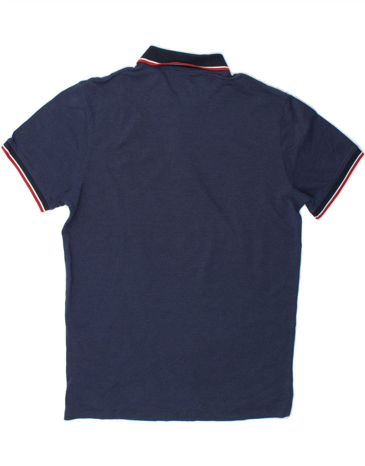 JACK & JONES Mens Polo Shirt Large Navy Blue Cotton Vintage Jack & Jones and Second-Hand Jack & Jones from Messina Hembry 