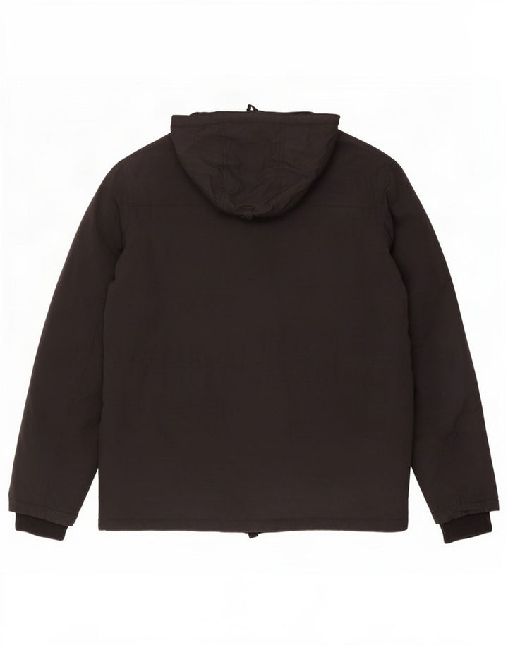 Giacca imbottita con cappuccio da uomo Lee UK 40 grande poliestere nero