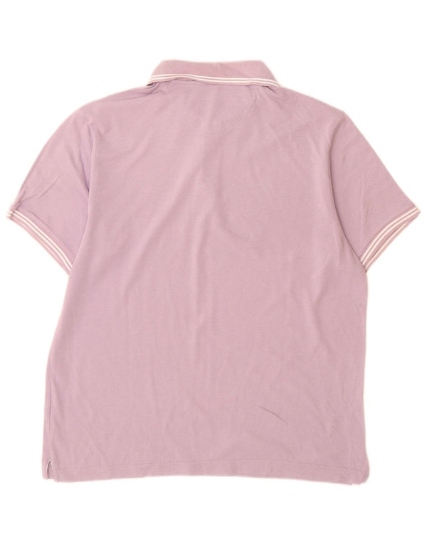 Champion Mens Polo Shirt Medium Purple