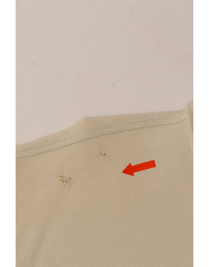 FILA Mens Polo Shirt IT 48 Medium Beige Vintage Fila and Second-Hand Fila from Messina Hembry 