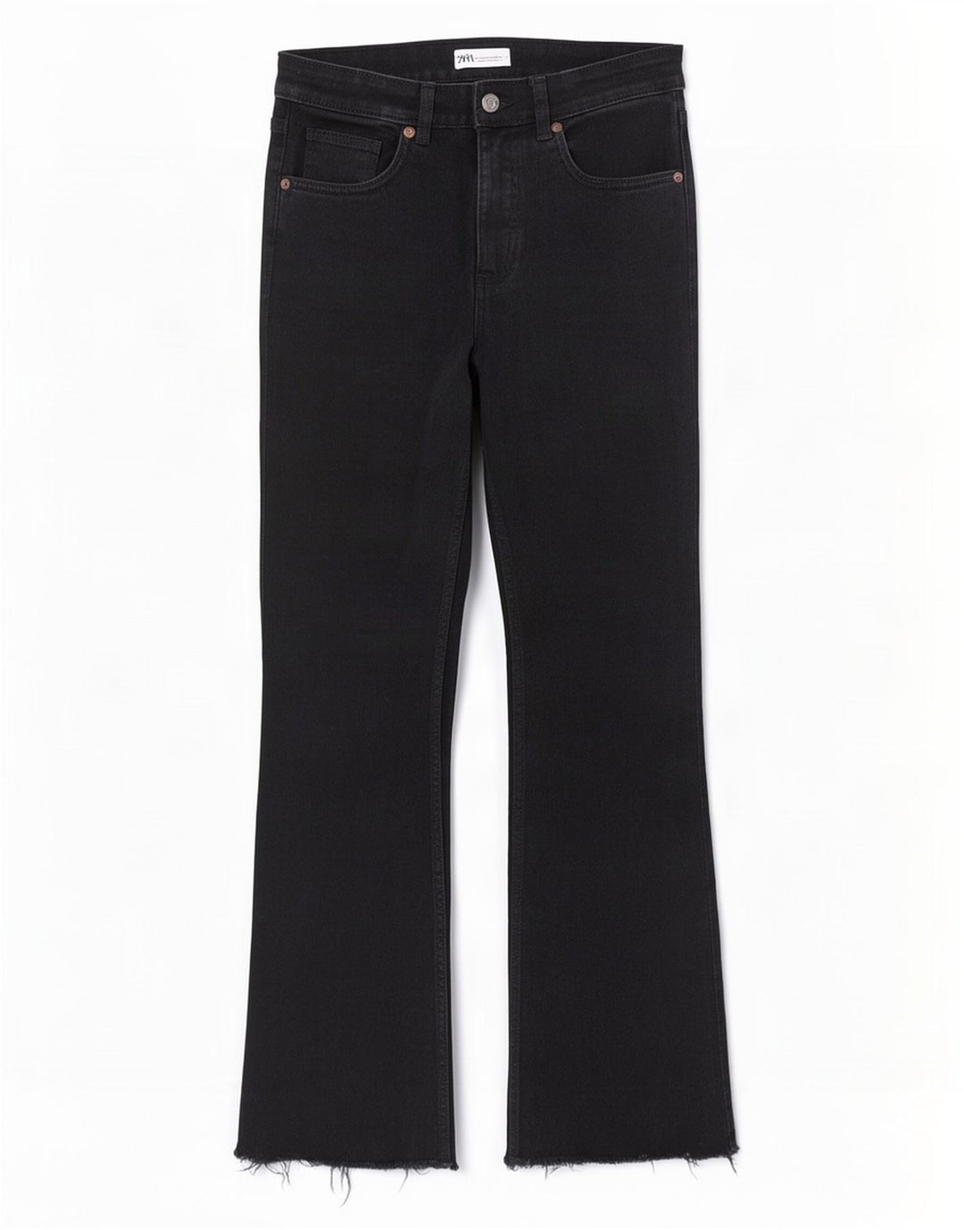 Jeans dritti da donna Zara EU 40 medi W30 L26 neri