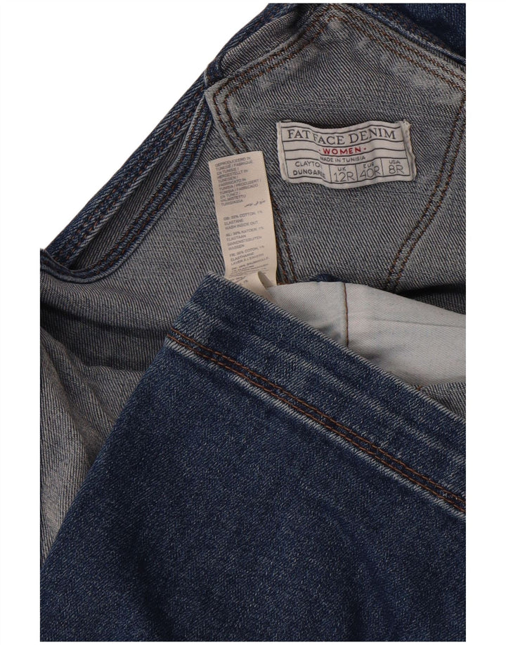 Fat Face Salopette da donna Capri Jeans UK 12 Medium W32 L21 Cotone blu