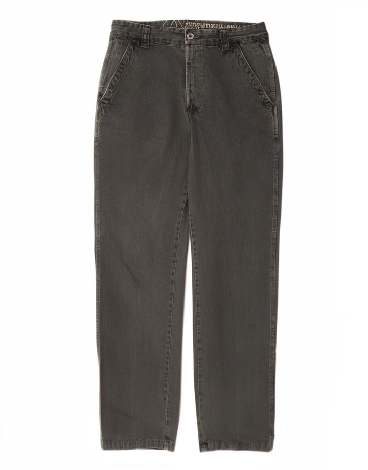 Pantaloni cargo dritti da uomo Murphy & Nye W31 L31 cotone grigio