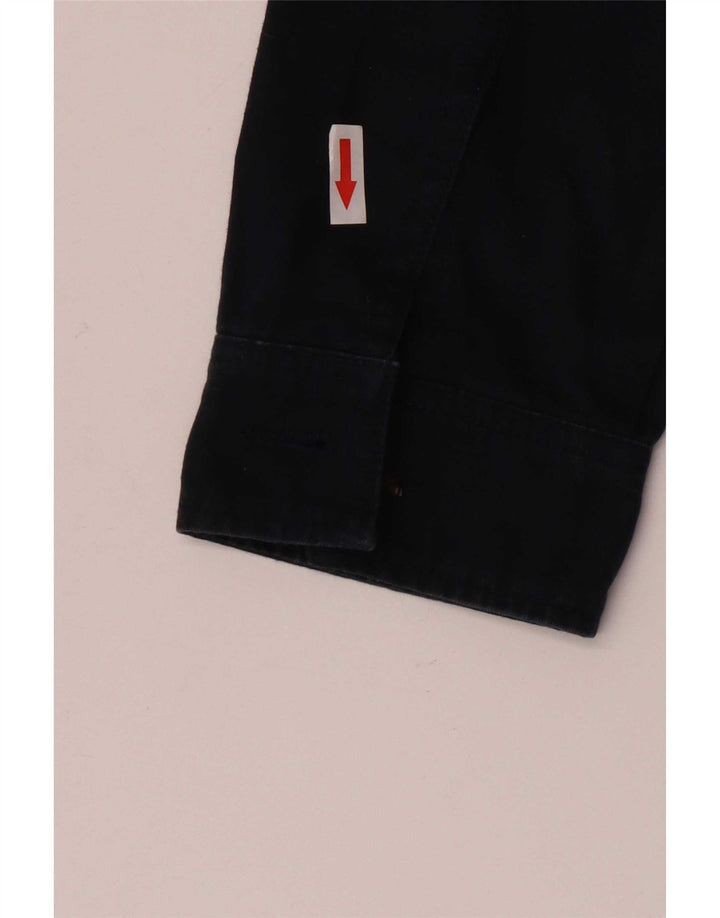 Giacca militare da donna Joules UK 12 cotone blu navy medio