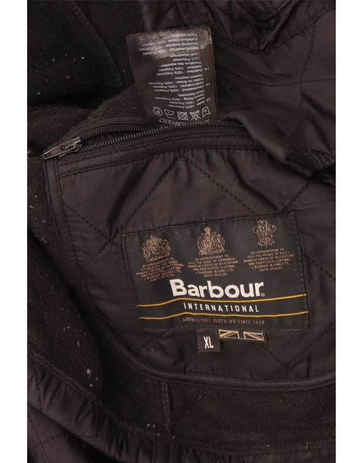 Giacca trapuntata da uomo Barbour UK 42 XL nera in poliammide
