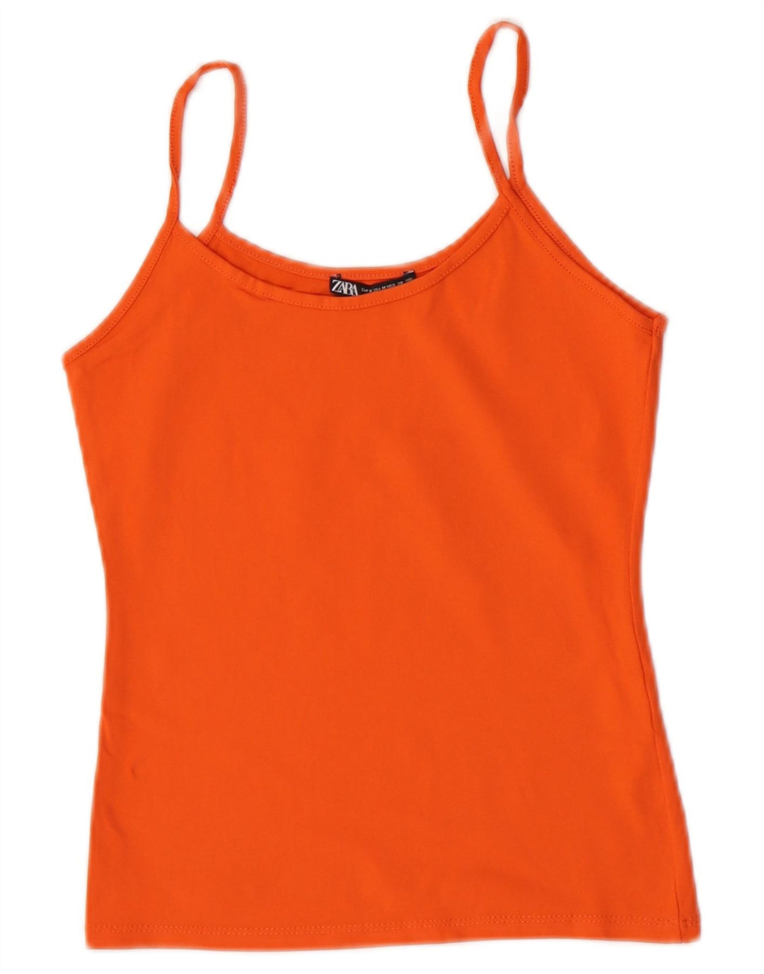 Canotta da donna Zara UK 12 arancione medio in poliammide