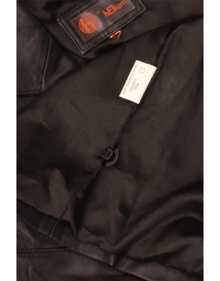 Giacca in pelle da donna Helium UK 16 grande nera