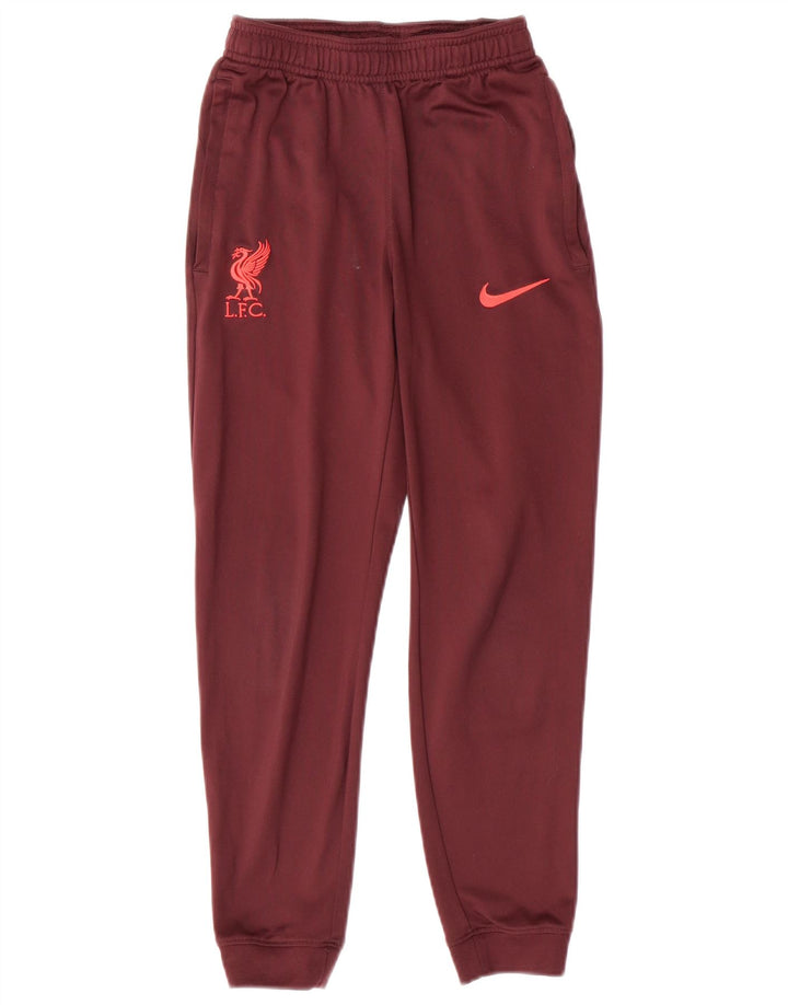 NIKE Boys Tracksuit Trousers Joggers 10-11 Years Medium  Burgundy