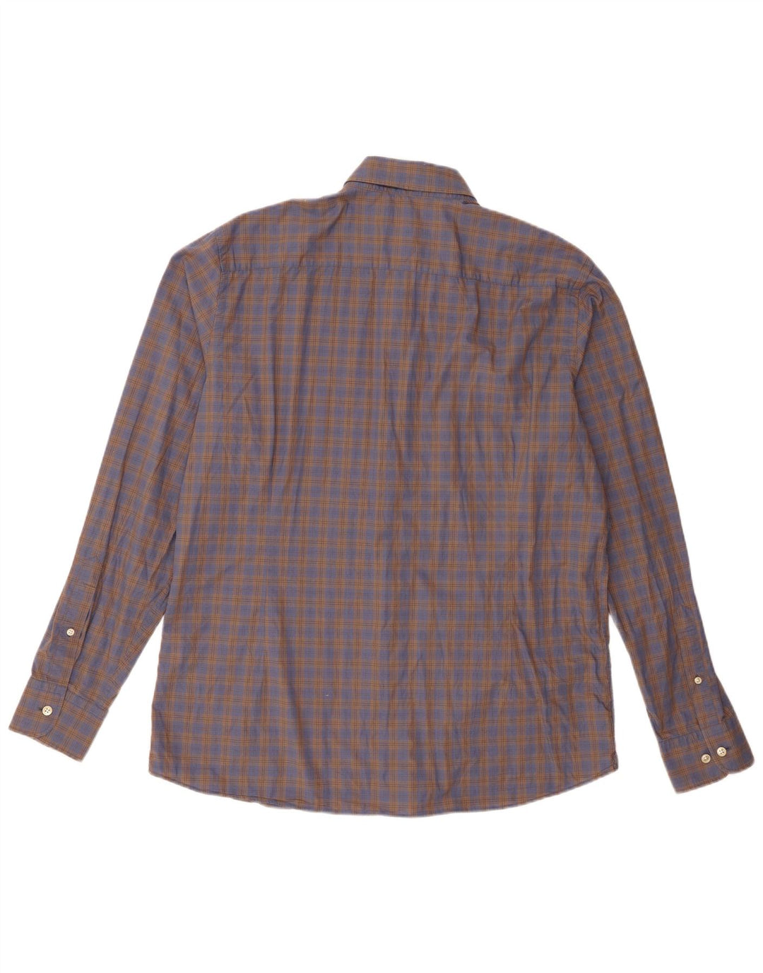 Camicia Hackett da uomo slim fit XL in cotone a quadri marrone