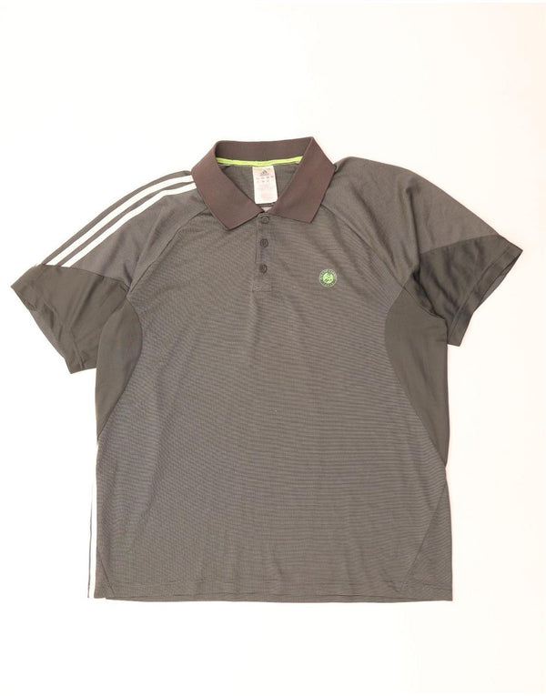 Polo ADIDAS da uomo Rolando Carros XL gessata grigia