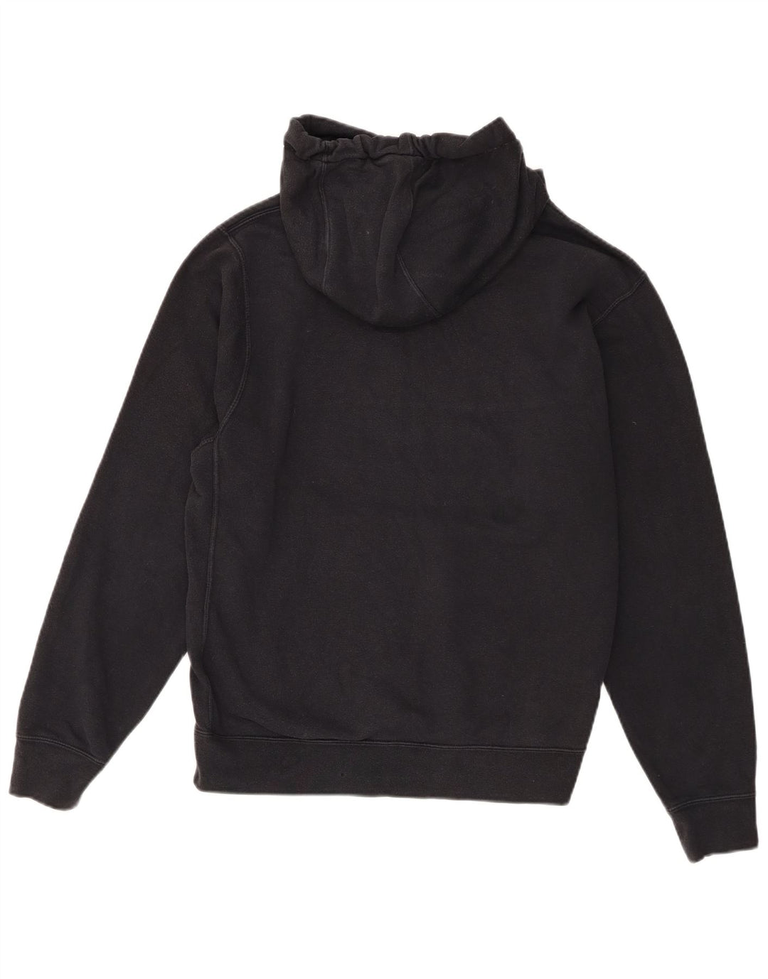 Felpa con cappuccio grafica Nike da uomo in cotone nero medio