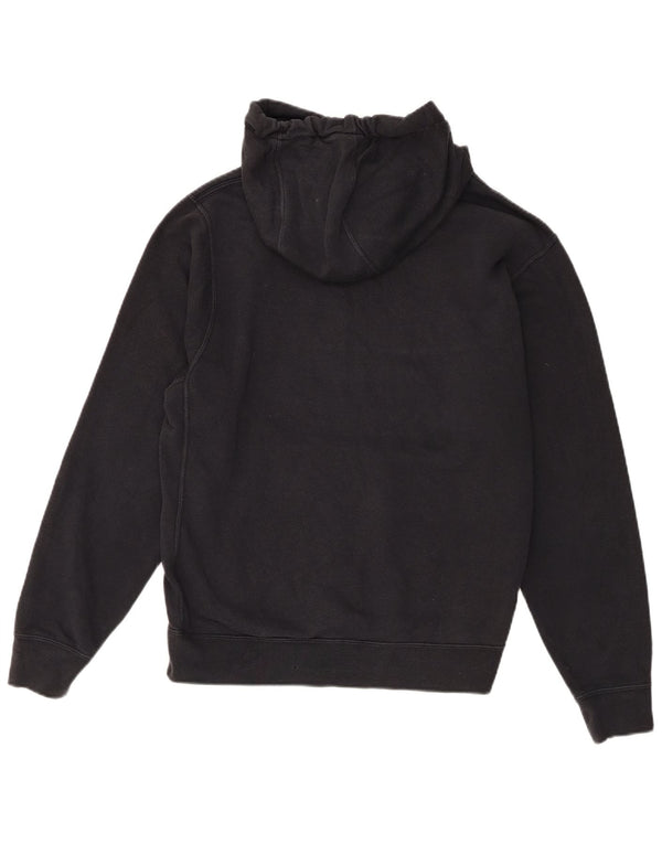 Felpa con cappuccio grafica Nike da uomo in cotone nero medio