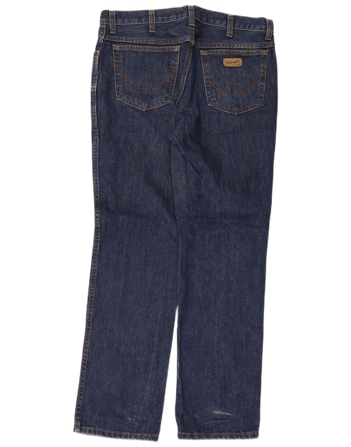 Jeans dritti da uomo Wrangler W36 L32 cotone blu