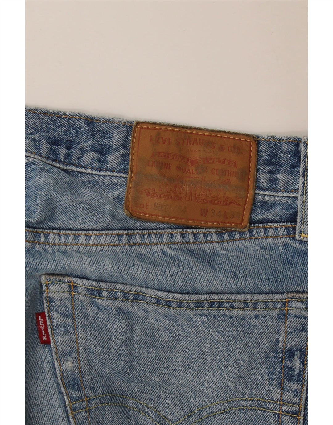 Levi's Uomo 501 Jeans dritti W34 L34 Cotone Blu