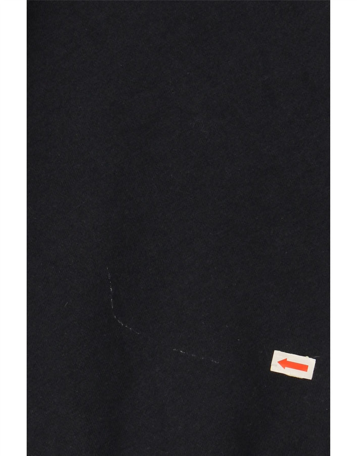 Maglione con cappuccio e zip da uomo SUPERDRY grande in cotone blu navy