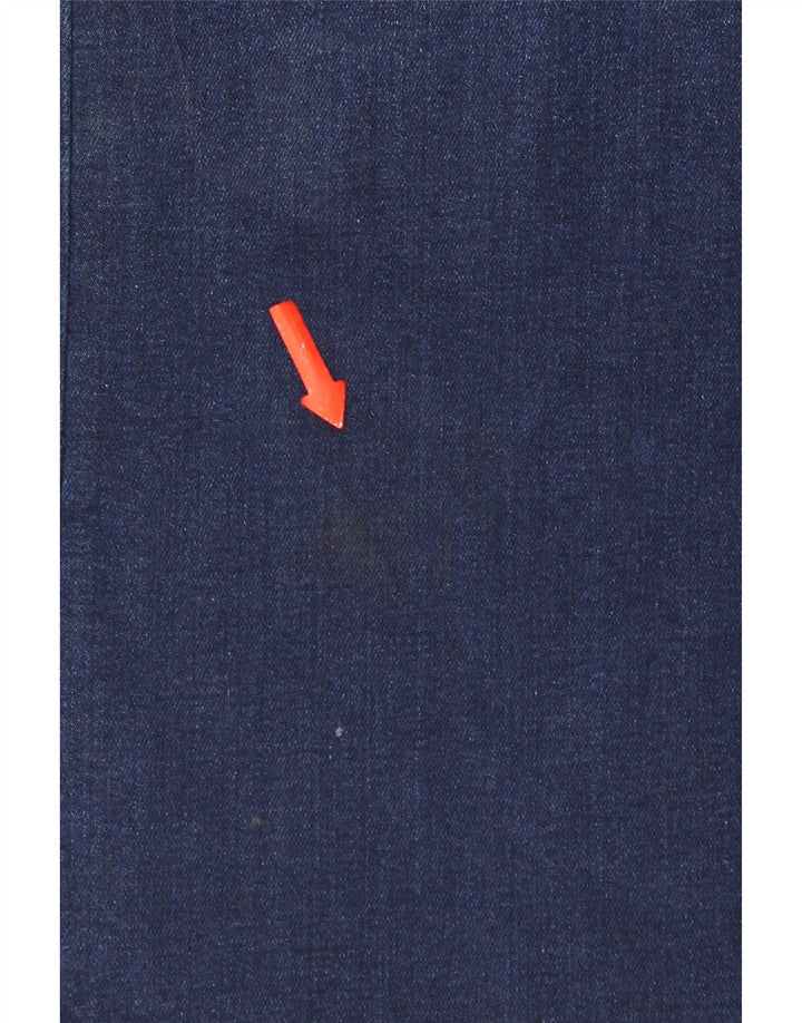 Jeans crop a gamba larga da donna Massimo Dutti W26 L23 Blu