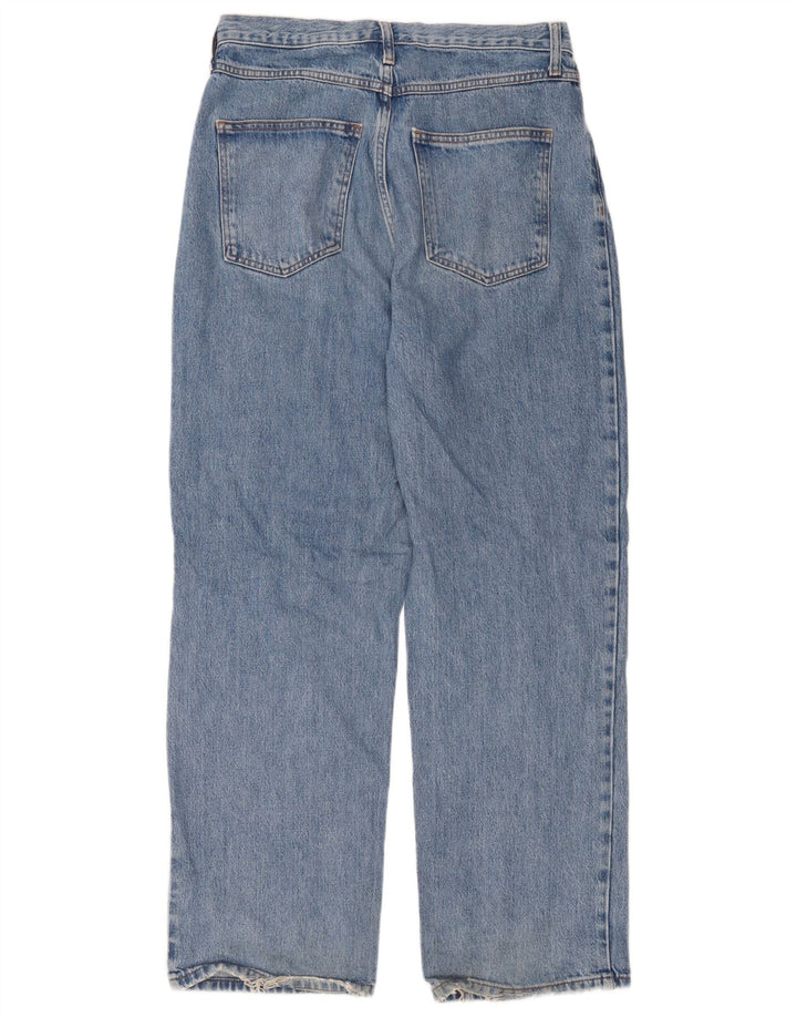 Jeans dritti da donna Topshop W30 L32 poliestere blu