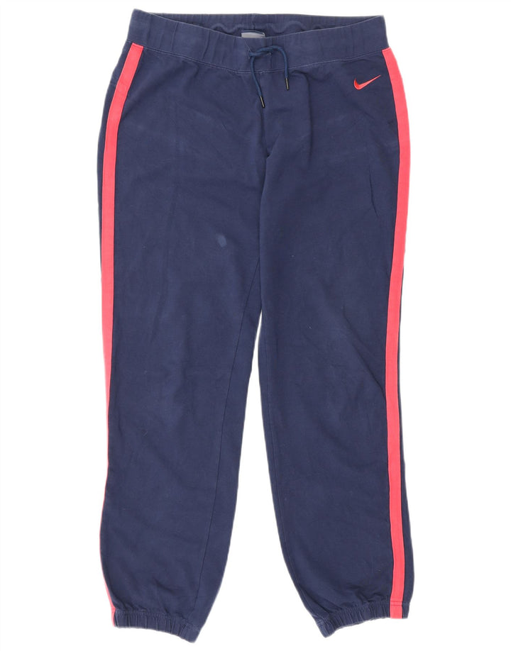 Pantaloni da tuta da donna Nike Joggers UK 14 Medium Navy Blue Colourblock