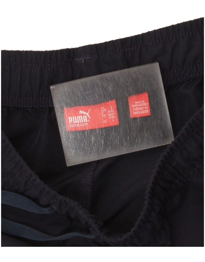 Pantaloncini sportivi Bermuda da uomo Puma Large Blu Navy