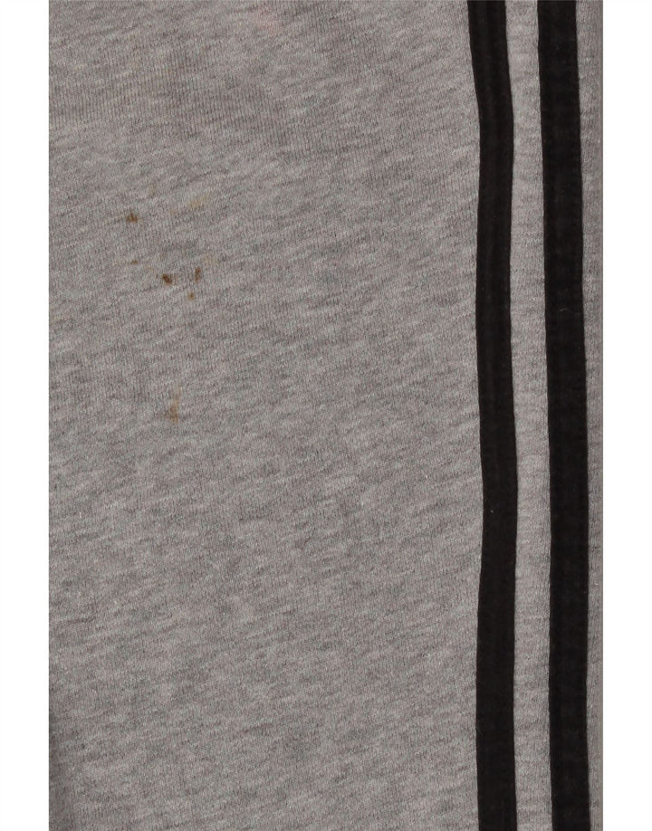 Pantaloni da tuta grafica da uomo Adidas Joggers in cotone grigio medio