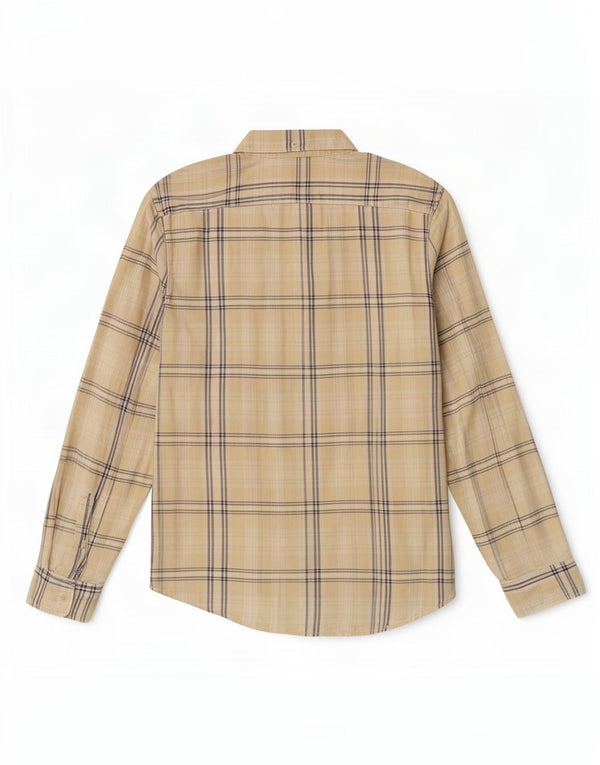 Camicia da uomo Levi's a quadri gialli medi