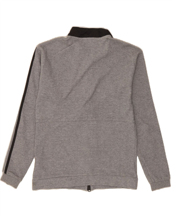ADIDAS Mens Tracksuit Top Jacket Small Grey Cotton Vintage Adidas and Second-Hand Adidas from Messina Hembry 