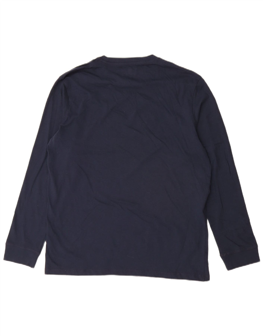 Timberland Maglia da uomo vestibilità regolare manica lunga grande cotone blu navy