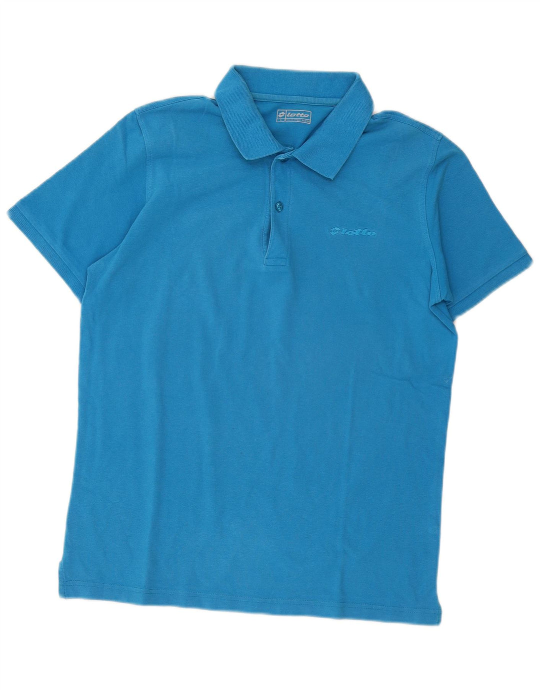 Polo Uomo Lotto Large in Cotone Blu