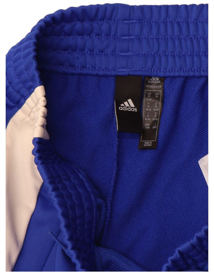 Pantaloni da tuta da donna Adidas UK 12/14 Poliestere color block blu medio