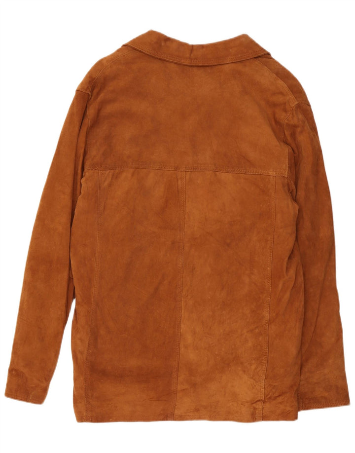 Vintage da uomo UK 38 in pelle beige media