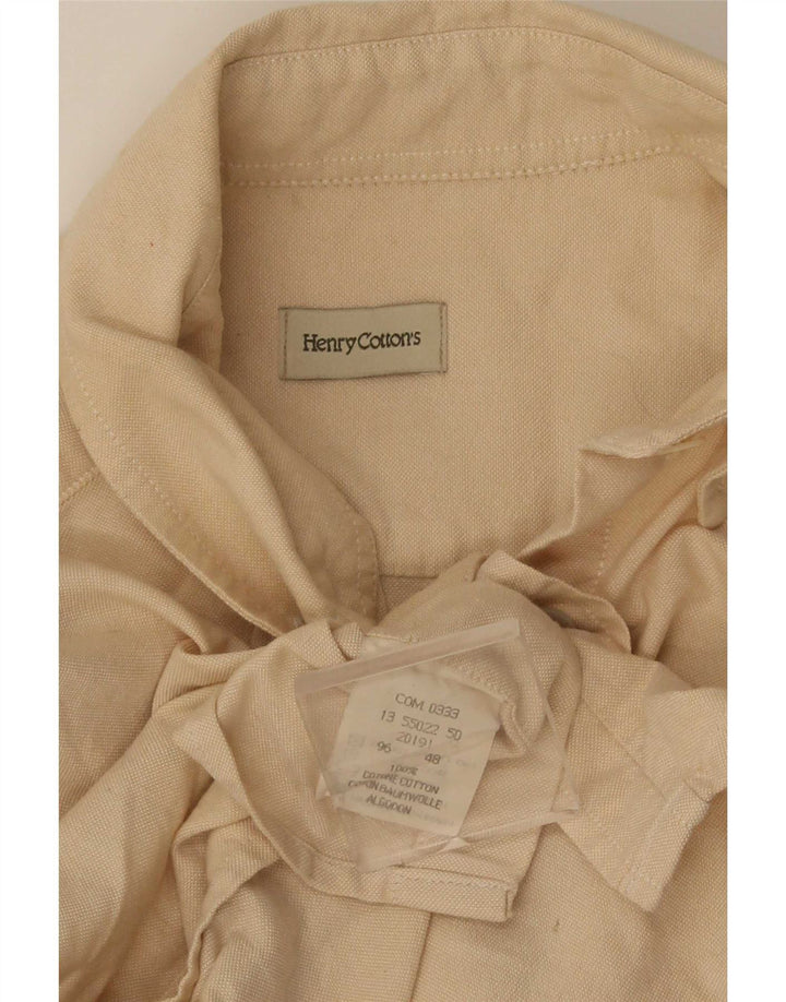 Camicia da donna Henry Cottons IT 48 XL Cotone beige