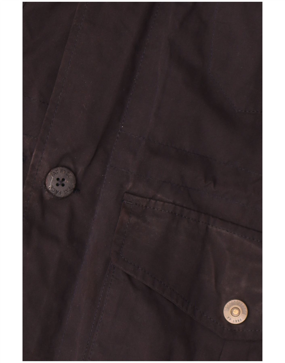 Giacca utilitaria con cappuccio da uomo Fat Face UK 36 Small Poliestere blu navy