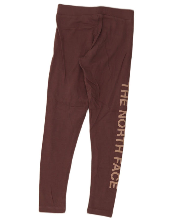 Leggings per ragazze The North Face 11-12 anni Large in cotone bordeaux