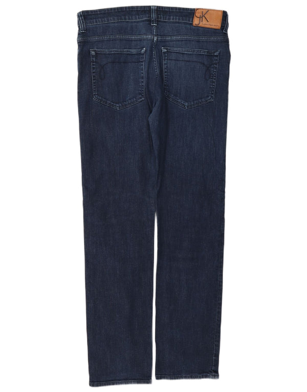 Jeans slim da donna Calvin Klein W31 L31 cotone blu navy