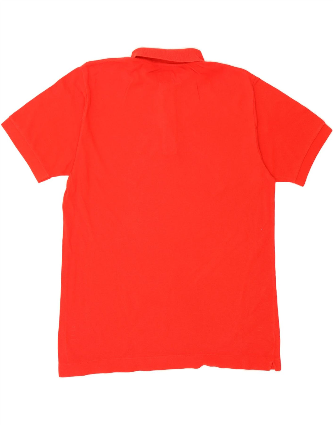 BENETTON Mens Polo Shirt Large Red Cotton Vintage Benetton and Second-Hand Benetton from Messina Hembry 