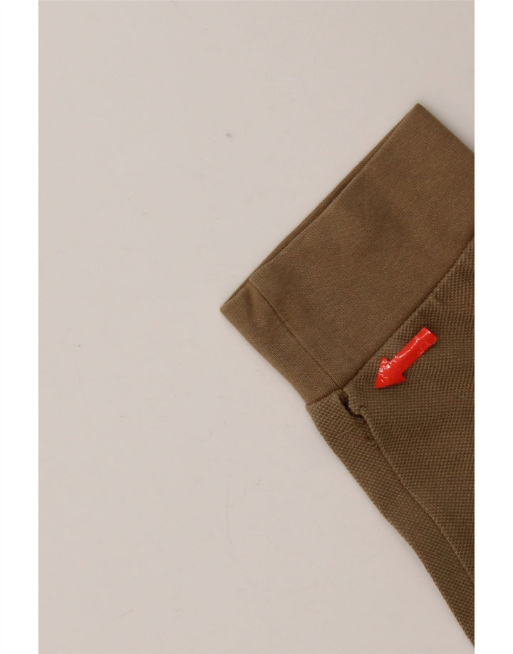 Polo Kappa Uomo Manica Lunga Cotone Beige Medio