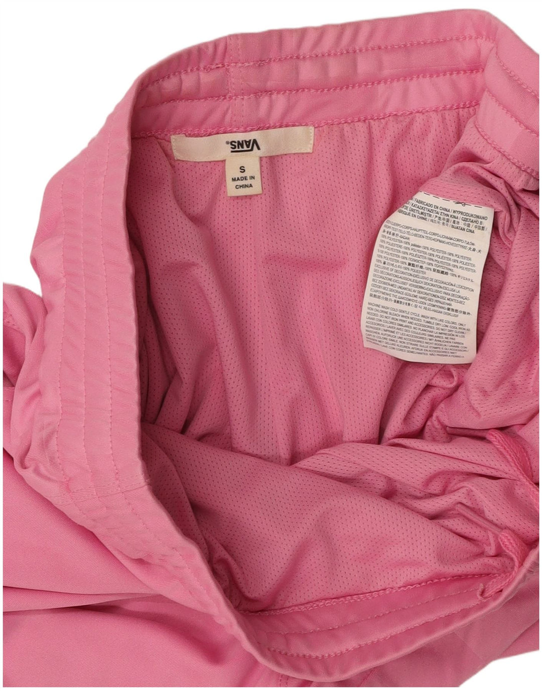 Pantaloncini sportivi da donna VANS UK 10 piccoli poliestere rosa