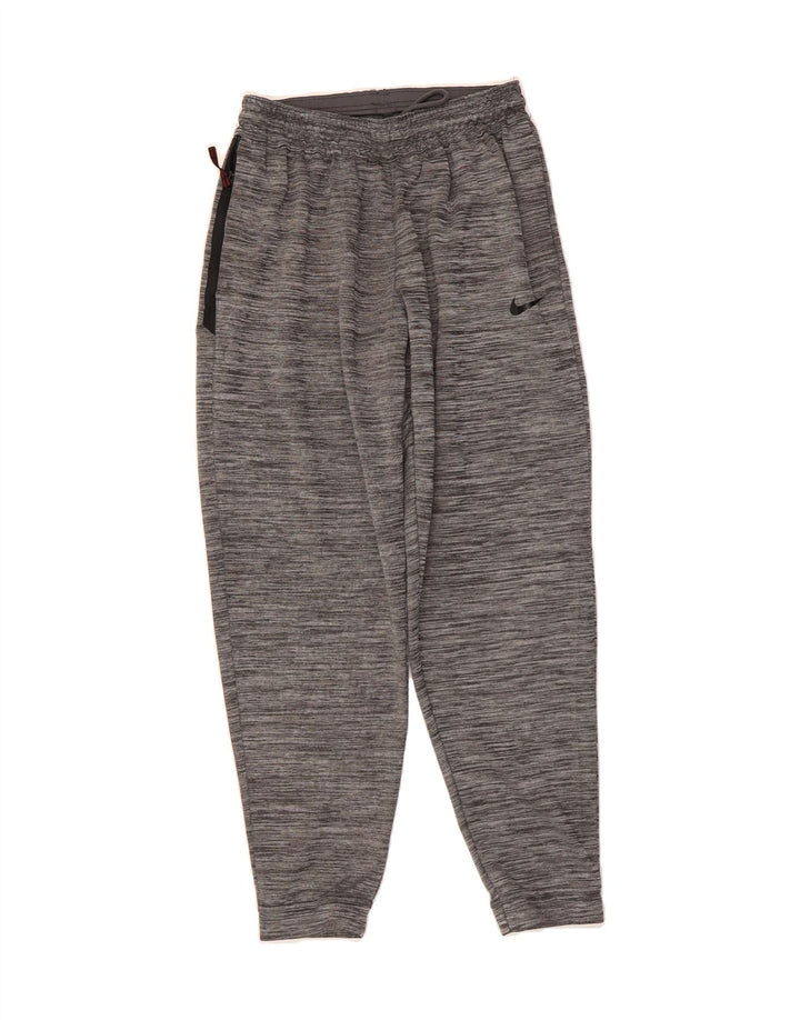 NIKE Mens Tracksuit Trousers Joggers Large  Grey Pinstripe Polyester Vintage Nike and Second-Hand Nike from Messina Hembry 