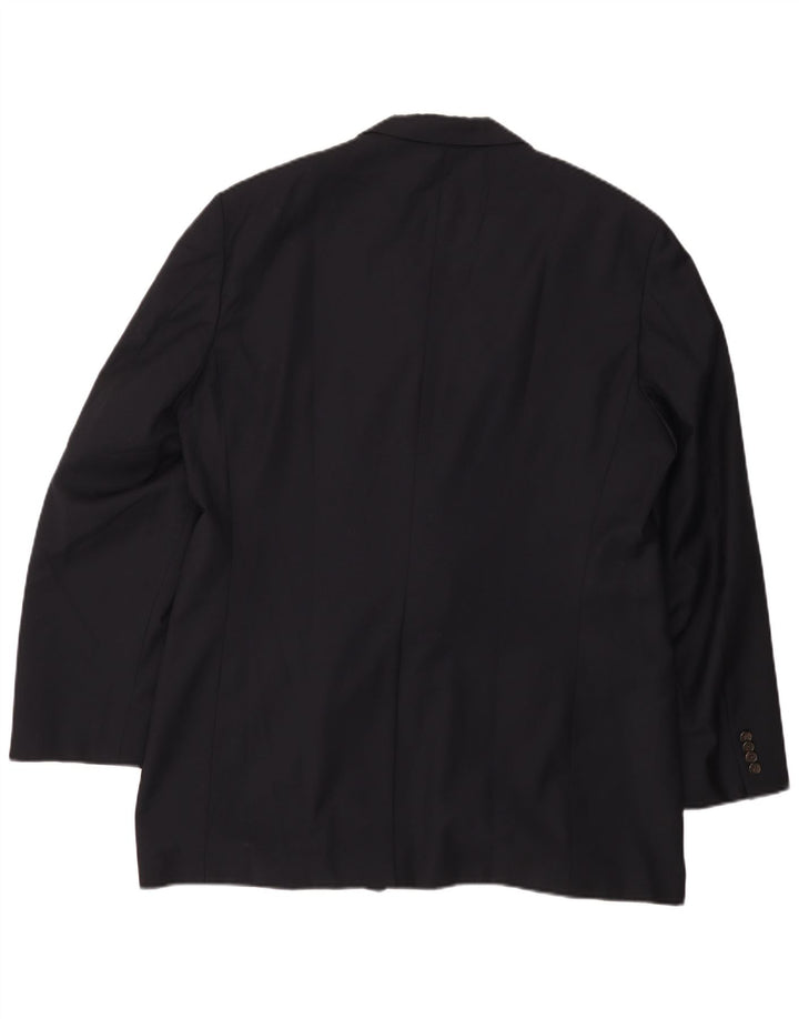 POLO RALPH LAUREN Giacca blazer a 2 bottoni da uomo UK 44 2XL Lana blu navy