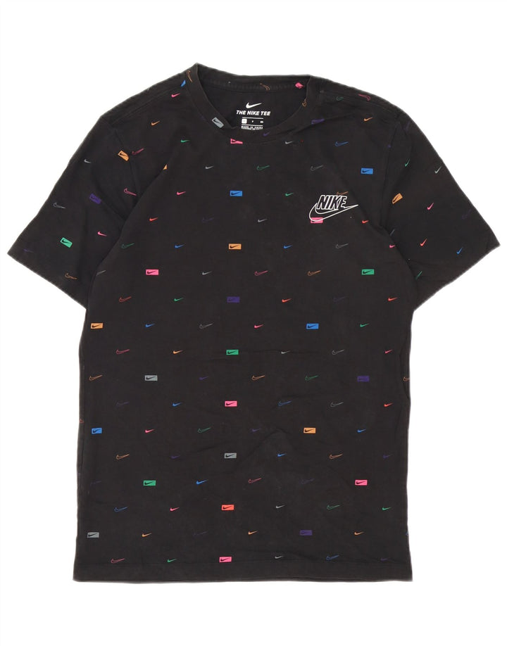 T-shirt grafica da uomo Nike Top Small in cotone nero