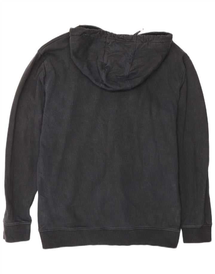 Felpa con cappuccio da uomo Vans, cotone medio nero