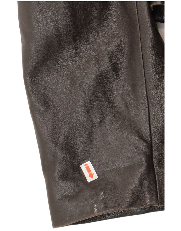 Giacca in pelle da donna Jobis UK 14 Marrone medio