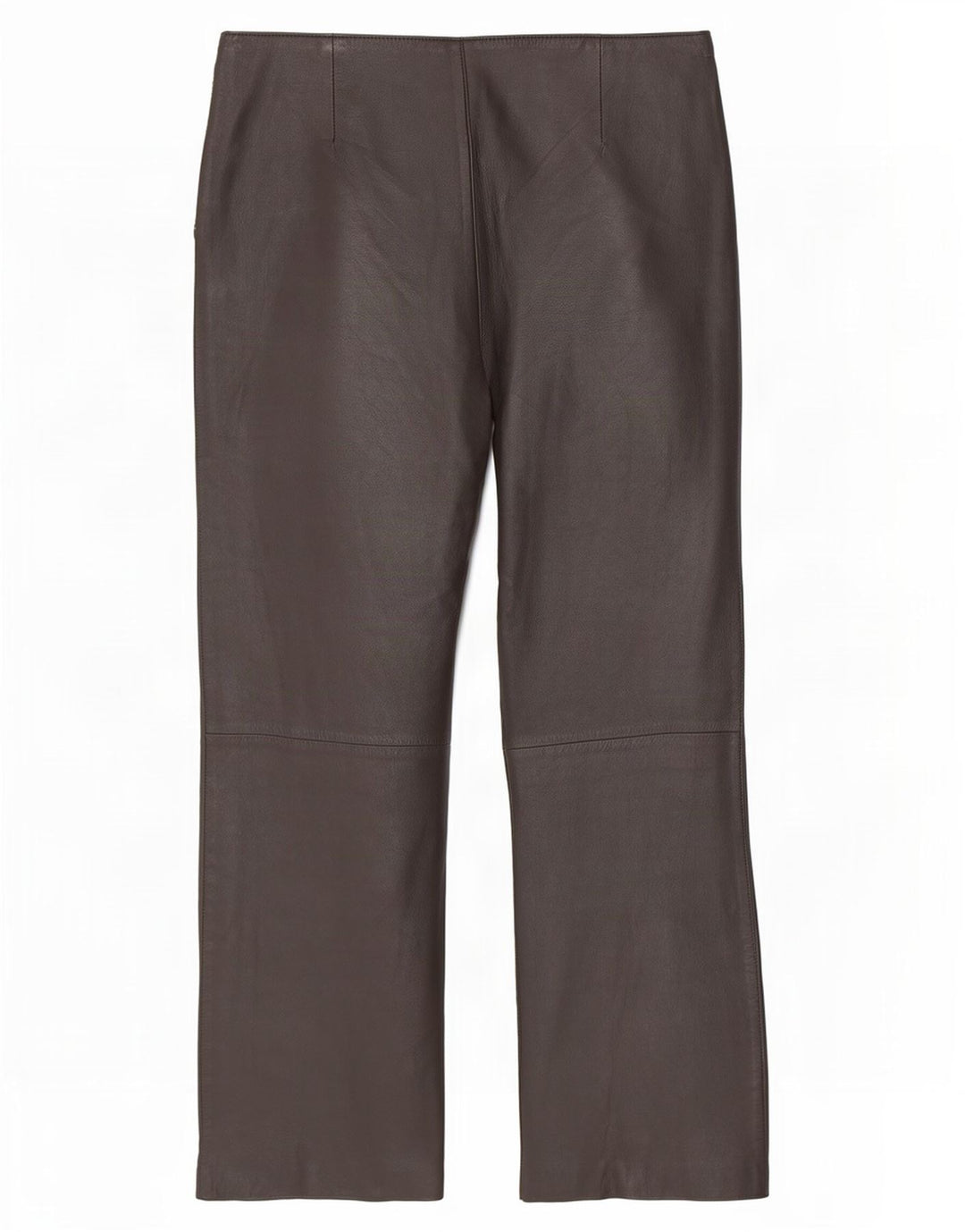 Pantaloni in pelle bootcut da donna Olly & Co UK 14 Large W34 L30 Marrone