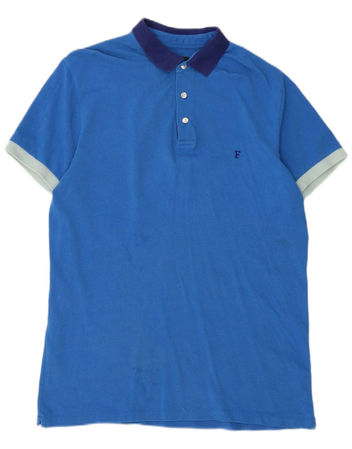 Polo da uomo FRENCH CONNECTION XL in cotone blu